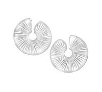 Joya Breil TJ4082 colección B WHISPER, pendientes para mujer de acero color plata talla 4,5 con sin piedras, Talla única, Acero aleado, Sin piedra preciosa