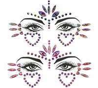 Joya para mujer, disfraz de sirena, cosplay, sirena, Halloween, rave, club, disfraz, pegatinas en el club rave, regalo para niños, disfraz, tatuajes temporales, festivales (corazones)