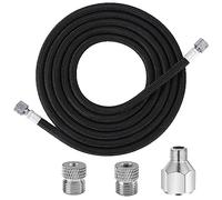 JOYABEST - Manguera de aerógrafo de 1,8 m BSP de 1/8 pulgadas - BSP de 1/8 pulgadas con kit adaptador para Badger, Paasch, Iwata, Master Airbrush