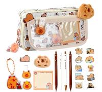 Joyan Estuche Escolar, Estuche de Gran Capacidad, Bonito Set de Papelería, Estuche con Múltiples Compartimentos, Gran Apertura Cartuchera para Niños y Niñas