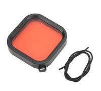 Joyance Filtros de buceo para Hero 10 11 negro, carcasa impermeable, corrección de color cuadrática para fotografía subacuática, rojo, filtros de lente de buceo de repuesto