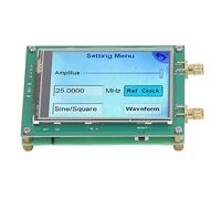 Joyance Generador de frecuencia de onda cuadrada, generador de señal, módulo generador de frecuencia RF, 138-4400 MHz, pantalla táctil ADF4350 con cabeza hembra SMA, onda sinusoidal y salida de onda