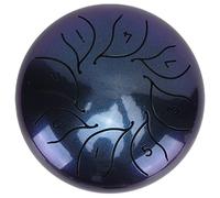 Joyance Handpan - Tambor de lengua de metal, instrumento de percusión de 5.5 pulgadas, kit portátil con mazo, estrella azul cielo, ideal para musicoterapia y meditación