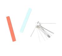 Joyance Juego de 3 toboganes de guitarra de cristal, juego de toboganes de dedo de cristal para tocar actuaciones, adecuado para guitarras eléctricas y acústicas, acabado suave, agarre cómodo