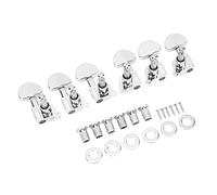 Joyance Juego de 6 llaves de afinación de guitarra semieded, de metal, plástico, para guitarra acústica eléctrica, 3L3R, oro, piezas de instrumentos musicales