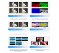 Joyance Monitor de cámara IPS F5 PRO X de 5.5 pulgadas, panel de video de 1600 nits, control táctil de 1920 x 1080px, entrada/salida UHD 4K, montaje en V/NP-F/tipo C/CC, parasol desmontable y brazo