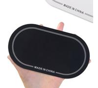 Joyance Parches de pedal protectores de cabeza de tambor, paquete de 2 parches de parche de doble pedal, protectores de parche de tambor autoadhesivos resistentes al desgaste para bombos y accories de