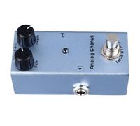 Joyance Pedal de efecto de guitarra, pedal de efecto de guitarra eléctrica, mini coro analógico, tipo único, ajuste preciso, aleación de aluminio portátil, suministros de guitarra