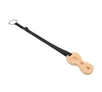 Joyance Placa de fijación para violonchelo con correa antideslizante, soporte de junta tórica, placa de fijación de madera para terminales de instrumentos musicales, acories enciales, color madera