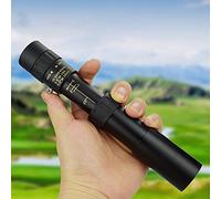 Joyance Telescopio monocular portátil, telescopio de metal multifuncional de enfoque telescópico para actividades al aire libre, diseño compacto, ligero, ideal para senderismo y camping