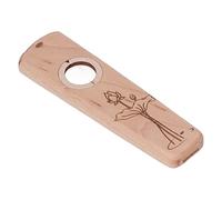 Joyance Wood Kazoo - Flauta de madera Kazoo de madera de arce, instrumento de viento para acompañamiento de guitarra y ukelele, armónica de diafragma, ligera, portátil