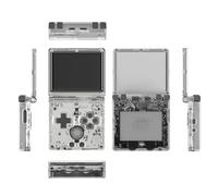 JOYARCH RG35XX SP 8.9 cm IPS 640*480 Pantalla Mini Retro Consola de juegos de mano, Reproductor de video portátil Flip Clamshell de mano Sistema Linux integrado y más de 5000 juegos (64G/blanco