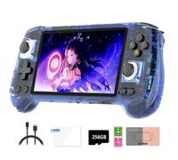JOYARCH RG556 - Consola de juegos portátil retro con 8000 juegos, pantalla AMOLED de 5.4 pulgadas, Android 13, Unisoc T820, 8 GB de RAM, 256 GB de almacenamiento, color azul