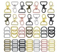 Joyas 56x anillos D llavero garras de langosta clase correa mochila hacer accesorios colgantes regalo para familiares y amigos