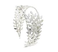 Joyas de cabello Tiaras de corona para mujeres Color de oro Corona de boda nupcial accesorios para el cabello para el cabello