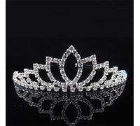 Joyas de cabello tiaras de corona para mujeres princesa reina corona diadema barroco barras tiaras y coronas accesorios para el cabello de la banda para el cabello tocado de cristal de novia (color: