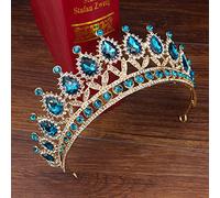 Joyas de cabello tiaras de corona para mujeres tiara tiara corona nupcial vintage cristal diadem mujeres/hombres adornos para el cabello accesorios de joyería de la cabeza de diamantes de diario