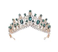 Joyas de cabello Tiaras de corona para mujeres Tiaras de cristal amarillo vintage Joyería para el cabello Joyería de la cabeza de la cabeza de la cabeza de la cabeza
