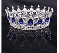 Joyas de cabello Tiaras de corona para mujeres Vintage Barroque Queen King Bride Tiara Crown para mujeres Tiaras y coronas de boda nupcial (color: C1, tamaño: tiaras)