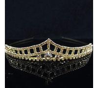 Joyas de cabello Tiaras de la corona para mujeres Princesa Queen Crown Diadem Barroque Barroque Tiaras y coronas Coronas Accesorios para el cabello Cabello de boda de la novia del cristal de la novia
