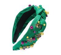 Joyas de cabeza, accesorios para el cabello del martes aceitoso - bandas anchas para la moda de las mujeres | Joyas de nudo desfiles de diferentes colores de colores para vestidos de Carnival