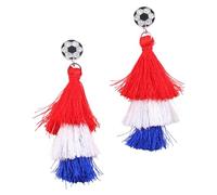 Joyas De Fútbol - Con Divertidos Accesorios - Pendientes Deportivos Apoyo Equipo | Para Mujeres Chicas Aficionadas Al Aire Libre Uso Diario Viajes Banquetes Y Estadio Día De Partido