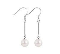 Joyas de Moda Damas Luxury Elegante Pearl Pendientes Largos Pendientes Damas 925 Pendientes de Plata esterlina Accesorios de Banquetes de Moda Pendientes de Alta Gama