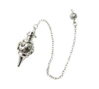 Joyas espirituales para fortalecer el péndulo de cobre dorado y equilibrar los chakras, herramienta de accesorios de astrología unisex, Free Size, Como se describe en la descripción