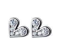 Joyas Mujeres Pendientes pequeños del corazón de los tachuelas Amor por la dama