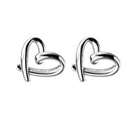 Joyas Mujeres Pendientes pequeños del corazón de los tachuelas Amor por la dama