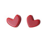 Joyas Mujeres Pendientes pequeños del corazón de los tachuelas Amor por la dama