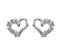 Joyas Mujeres Pendientes pequeños del corazón de los tachuelas Amor por la dama