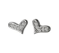 Joyas Mujeres Pendientes pequeños del corazón de los tachuelas Amor por la dama