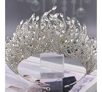Joyas para el Cabello Tiaras de Corona para Mujeres Accesorios para el Cabello Corona de Boda Rhinestone Bridal Headwear Crystal Diadema para Mujeres Joyas para el Cabello de la Boda, H374-S