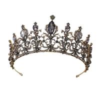 Joyas para el cabello Tiaras de corona para mujeres Accesorios para el cabello de boda Cristal Corona Bridal Tiaras Barroque Diadema de la diadema Princesa Diadem Headwear