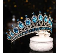 Joyas para el cabello Tiaras de corona para mujeres Corona de boda Bride Coste de la cabeza de lujo Cristal y corona reina de la corona accesorios para el cabello Corona de belleza Corona