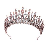 Joyas para el cabello Tiaras de corona para mujeres Coronas de boda de bronce antiguos Tiaras Tiaras Princesa Queen Barroque Peacock Tiara Mujeres Partido de la fiesta Accesorios nupciales