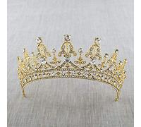 Joyas para el cabello Tiaras de corona para mujeres Cristal de novia Tiara Coronas Princesas Printa Prom Renestona Velo Tiaras Diabio Bodería Accesorios para el cabello de la boda
