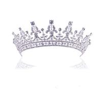 Joyas para el cabello Tiaras de corona para mujeres Cristal de novia Tiara Coronas Princesas Printa Prom Renestona Velo Tiaras Diabio Bodería Accesorios para el cabello de la boda