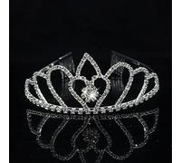 Joyas para el cabello Tiaras de corona para mujeres Fashion Luxury Crystal Tiaras y coronas Combandados de la cabeza de la cabeza de la boda Big Crown Welyry for Women (Color: 10)