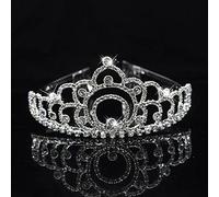 Joyas para el cabello Tiaras de corona para mujeres Fashion Luxury Crystal Tiaras y coronas Combandados de la cabeza de la cabeza de la boda Big Crown Welyry for Women (Color: 3)
