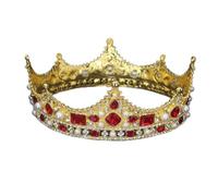 Joyas para el cabello Tiaras de corona para mujeres Tiara Crown Bride Crystal Queen King Crown Boda Accesorios de joyería de cabello Mujeres Hombres de fiesta Pageant, 08-20 * 36 * 55