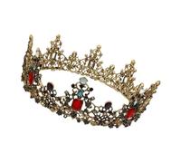 Joyas para el cabello Tiaras de corona para mujeres Tiara Crown Bride Crystal Queen King Crown Boda Accesorios de joyería de cabello Mujeres Hombres de fiesta Pageant, 08-20 * 36 * 55