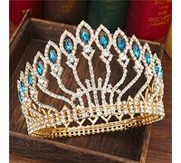 Joyas para el Cabello Tiaras de Corona para Mujeres Tiara de Cristal Coronas Rhinesotne Queen Bridal Diadem Mujeres Prom PROPIicio de Joyas para el Cabello de la Boda, 15