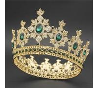 Joyas para el Cabello Tiaras de Corona para Mujeres Tiara de Cristal de Moda Corona para la Boda Accesorios para el Cabello Real Real Diadema Nupcial Joyería para el Cabello Tiaras de Boda y Coronas