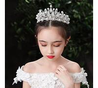 Joyas para el cabello Tiaras de corona para mujeres Tiara Tiara Princesa Niña Corona Corcha Pearl Girl Ornaments Performance Show Accesorios de Gagalu