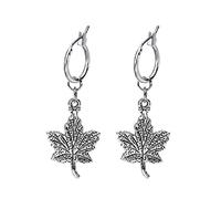 Joyas para mujeres Pendientes, planta de navidad de navidad palmera cactus rosa pendientes de aro de aros de joya vintage regalos de bijoux para novia, esposa, hermana, hija, madre en