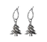 Joyas para mujeres Pendientes, planta de navidad de navidad palmera cactus rosa pendientes de aro de aros de joya vintage regalos de bijoux para novia, esposa, hermana, hija, madre en