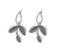 Joyas para mujeres Pendientes, planta de navidad de navidad palmera cactus rosa pendientes de aro de aros de joya vintage regalos de bijoux para novia, esposa, hermana, hija, madre en