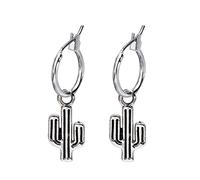 Joyas para mujeres Pendientes, planta de navidad de navidad palmera cactus rosa pendientes de aro de aros de joya vintage regalos de bijoux para novia, esposa, hermana, hija, madre en